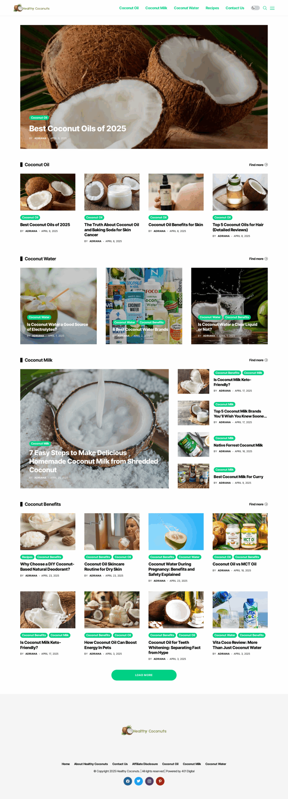 401 Digital - Healthy Coconuts